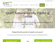 Tablet Screenshot of learnnfponline.com